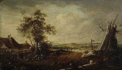 Landscape with figures, , P. A. Reinagle