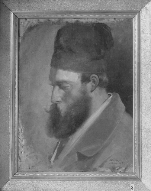 Gustaf Wilhelm Palm (1810-1890), konstnär, vice professor, gift med Eva Sophia Johanna Sandberg, , Alexander Heubel