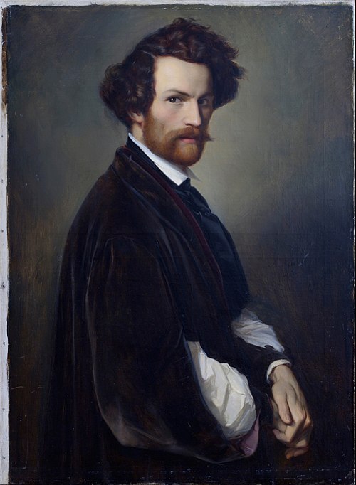 Self portrait, 1846, Alexander Heubel