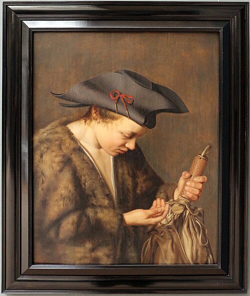 Le compteur d'argent, 1625, Willem van der Vliet