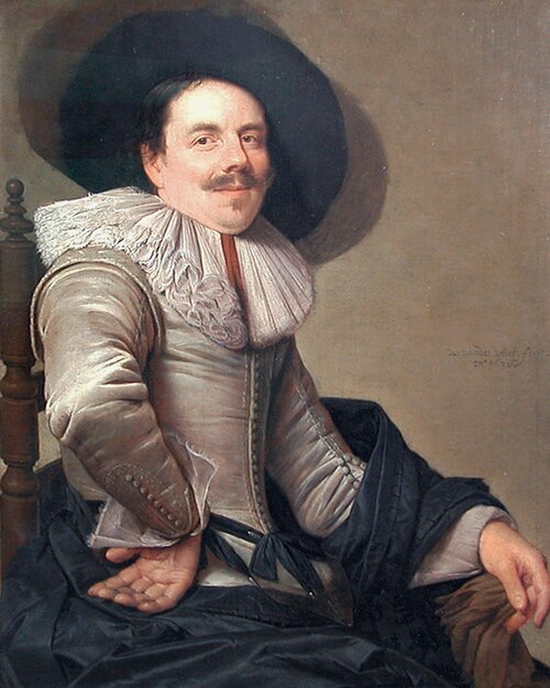Portrait d'homme assis, 1636, Willem van der Vliet