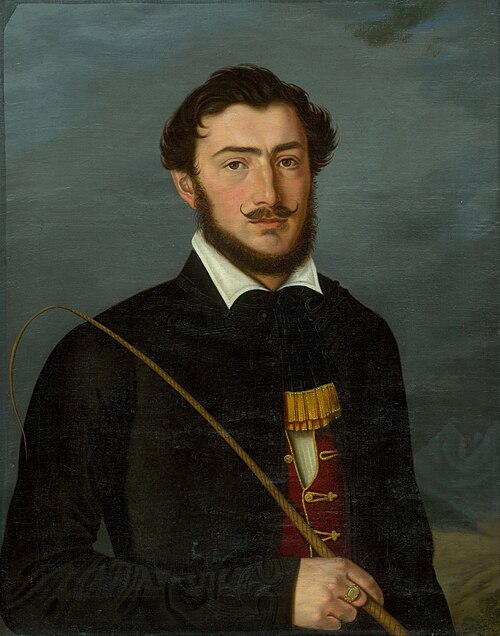Podobizeň Dávida Pfannschmidta (Thinschmidta), 1832, Josef Czauczik