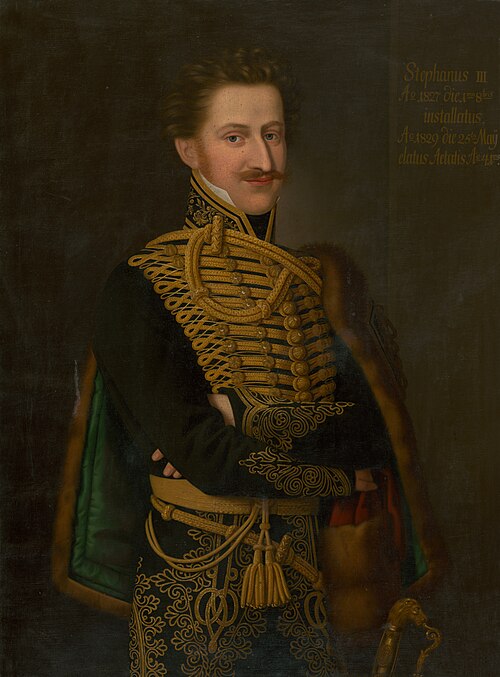 Uhorský palatín arciknieža Štefan III. Habsburgsko Lotrinský, 1834, Josef Czauczik