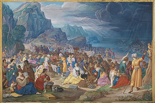 Die Israeliten nach dem Durchzug durch das Roten Meer, 1637, Johann Jacob Besserer