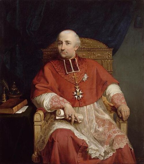 Portrait du cardinal Fesch, 1860, Jules Pasqualini