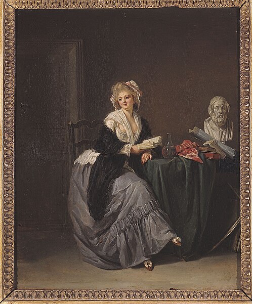 La Liseuse, 1775, Marie Marc Antoine Bilcoq
