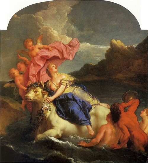 The Rape of Europa., 1705, François Marot