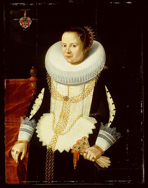 Portrait de Gertrud Kiever, 1627, Gotthardt Wedig