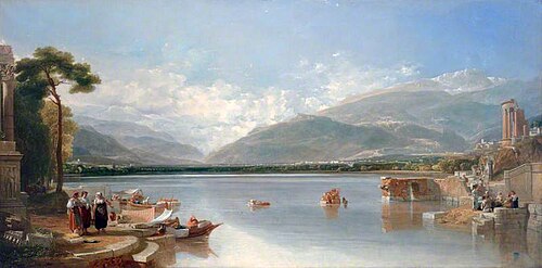 'The Passage Point', an Italian Composition, 1829, Augustus Wall Callcott
