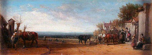 An Inn Door near Gravesend, 1830, Augustus Wall Callcott