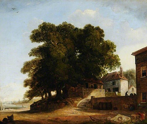 Northfleet, near Greenwich, London, , Augustus Wall Callcott