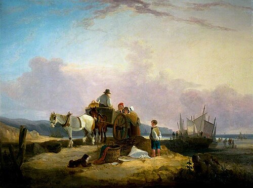 Sea Pier, , Augustus Wall Callcott
