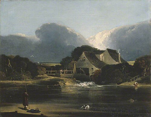 Landscape with Water Mill, 1803, Augustus Wall Callcott