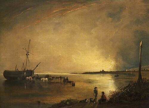 Coastal Scene, , Augustus Wall Callcott