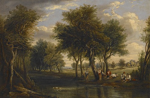 The Haymakers, , Augustus Wall Callcott