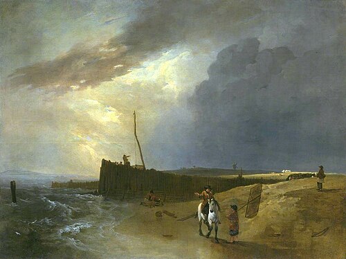 Littlehampton Pier, 1811, Augustus Wall Callcott