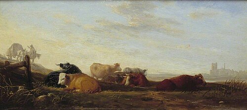Dutch Landscape with Cattle, 1835, Augustus Wall Callcott