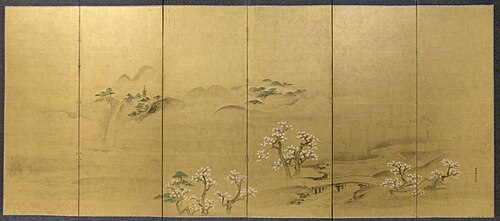 Spring and Autumn Landscapes, , Tsuruzawa Tansaku