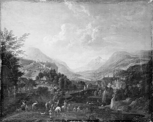 Landscape by the Rhine, , F. Baets