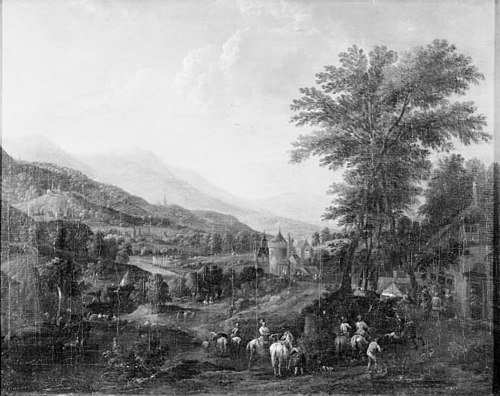 Public House by the Rhine, , F. Baets