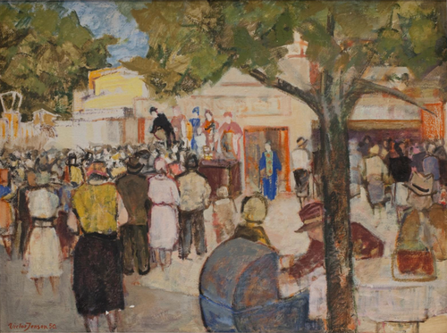 Resort in the Deerpark, 1950, Victor Jensen