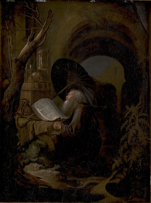 A Hermit, , Dous skole