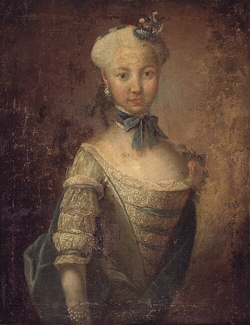 Portræt af en lille pige, 1767, Levin Elias
