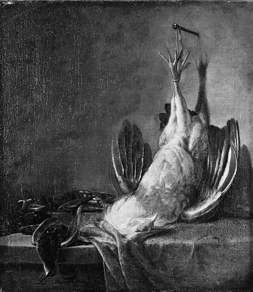 A Dead Cock, 1659, Matthijs Bloem
