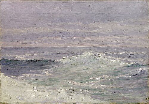 The Storm Surf, 1914, Frank Reed Whiteside