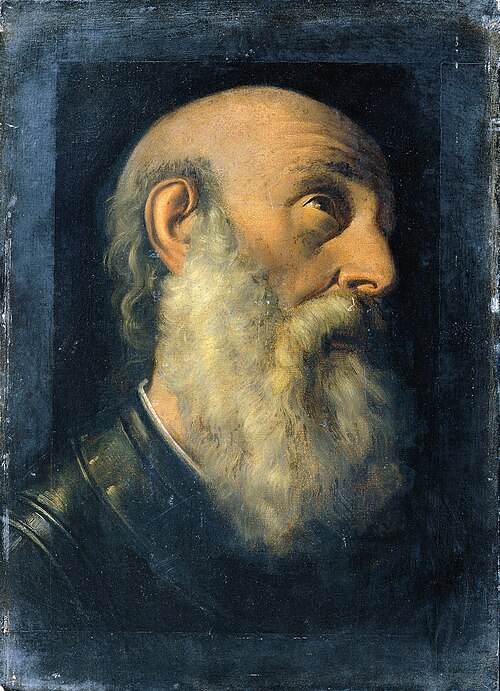 Studienkopf eines Apostels, , Joseph Hasslwander