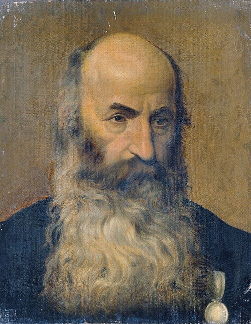 Studienkopf eines bärtigen Mannes II, , Joseph Hasslwander