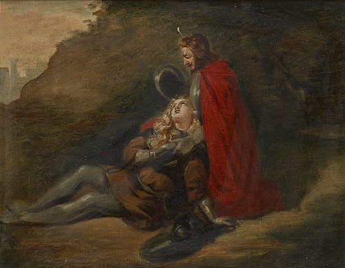 Sterbender Krieger, , Joseph Hasslwander