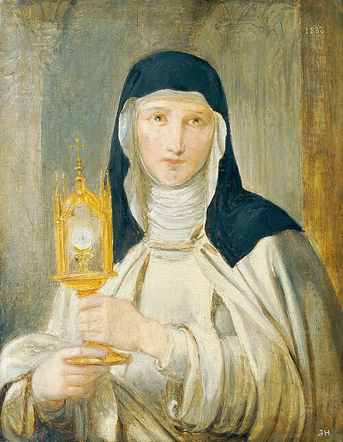 Die heilige Katharina mit Monstranz, 1838, Joseph Hasslwander
