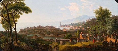 Southern Harbour Town, 1831, Alois von Saar