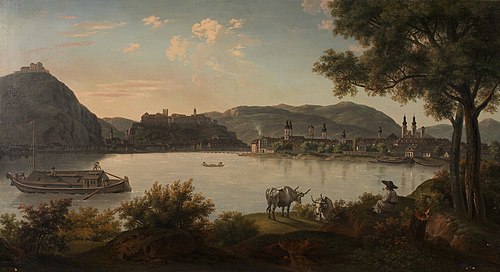 Ofen with Blocksberg, 1828, Alois von Saar