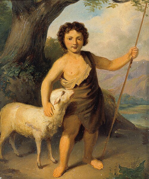 Johannes der Täufer als Kind, , Friedrich Hasslwander