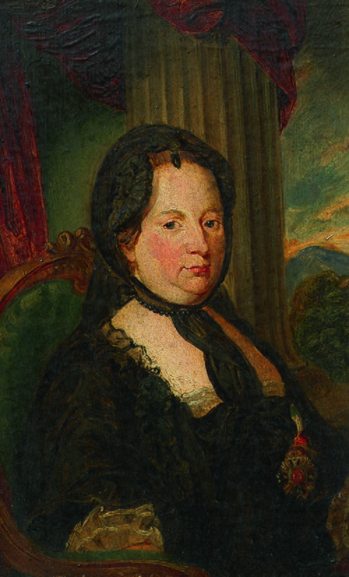 Kaiserin Maria Theresia in Trauertracht, , Friedrich Hasslwander