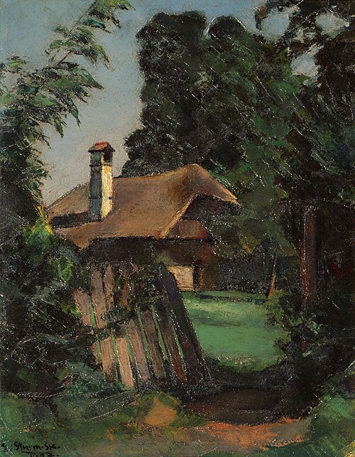 Landschaft, 1927, Egge Sturm-Skrla