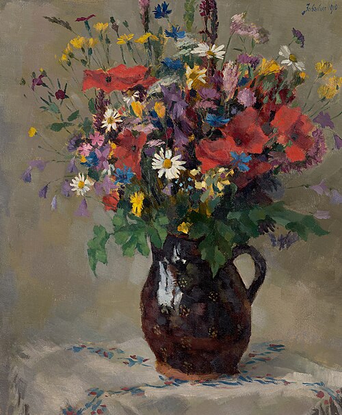 Wiesenblumen in Krug, 1910, Ferdinand Matthias Zerlacher