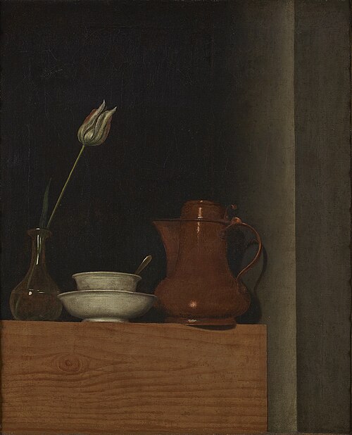 Stillleben mit Krug und Tulpe, 1754, Anna Maria Punz