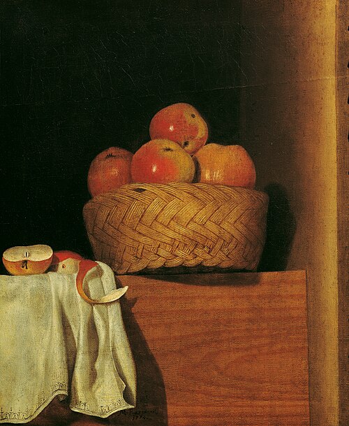 Stillleben mit Apfelkorb, 1754, Anna Maria Punz