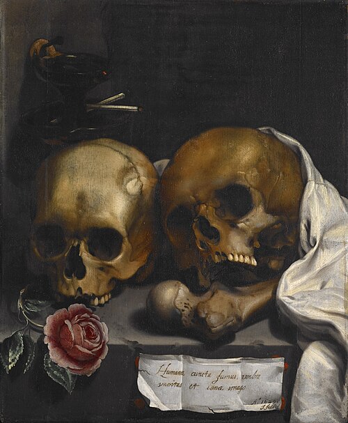 Vanitas Still Life, 1629, J. (unidentified) Falk