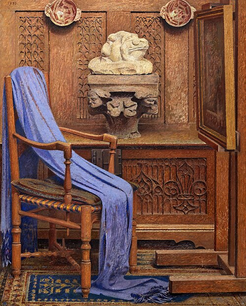 Composition with blue cloth and marquee, 1937, Henri Rachou
