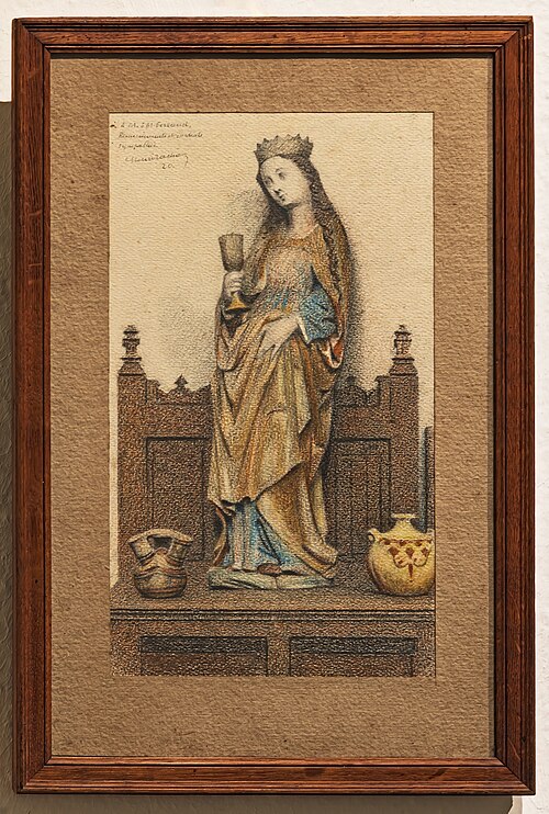 Composition with Saint Barbara, 1920, Henri Rachou