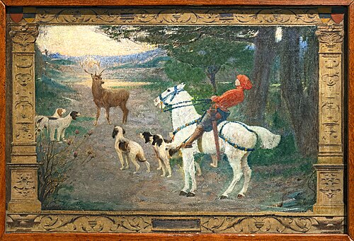 The Miracle of Saint Hubert, , Henri Rachou