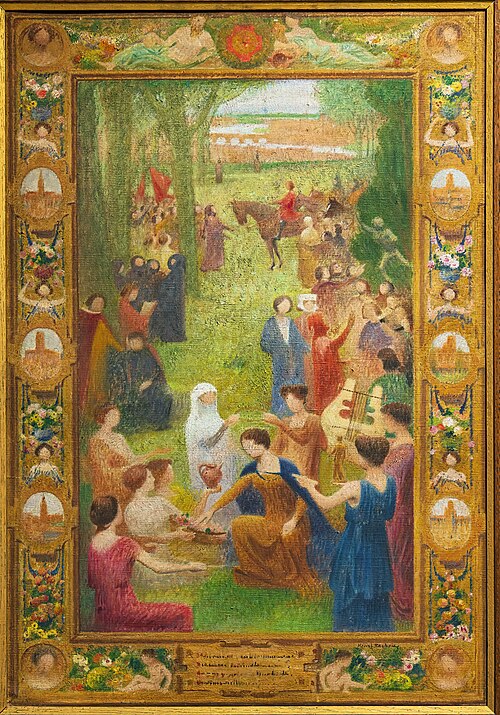 Model for the Toulouse tapestry, 1913, Henri Rachou