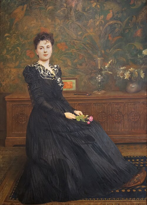 Portrait de Marguerite Ymart (future épouse), , Henri Rachou