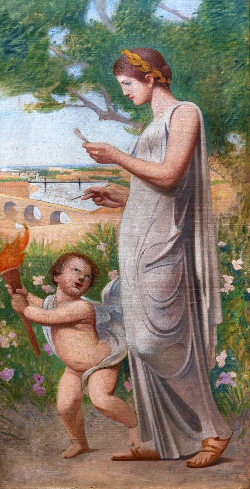 Allégorie de la Connaissance, , Henri Rachou