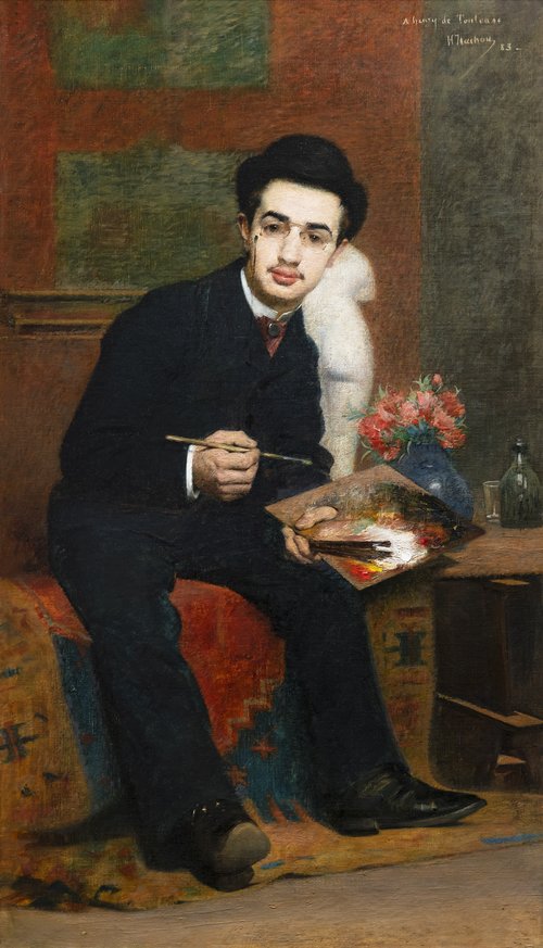 Portrait de Toulouse-Lautrec, 1883, Henri Rachou