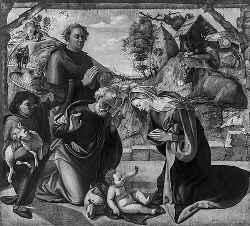 Adoration of the Christ Chilld, 1510, Piero di Cosimo